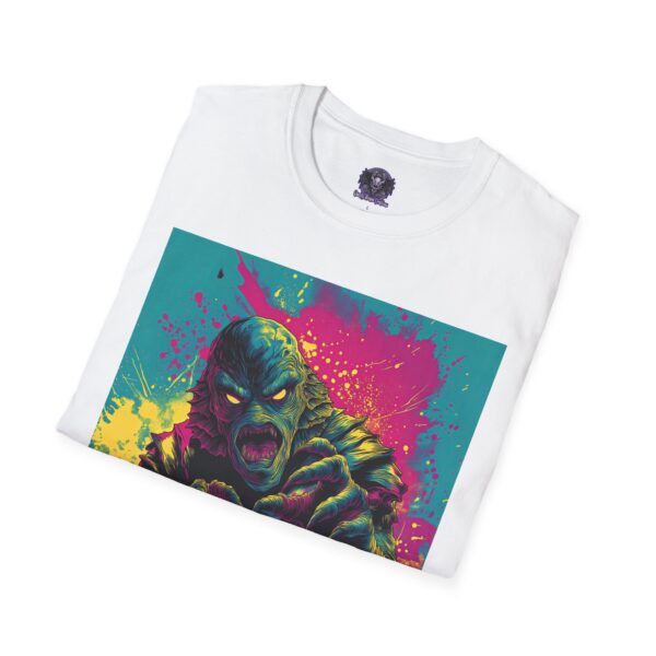 Creature From The Deep Pop Art 60's Style Unisex T-Shirt - Image 12