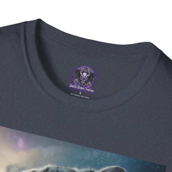 Snow Leopard V Profile By Wyldesigns Unisex T-Shirt - Image 35