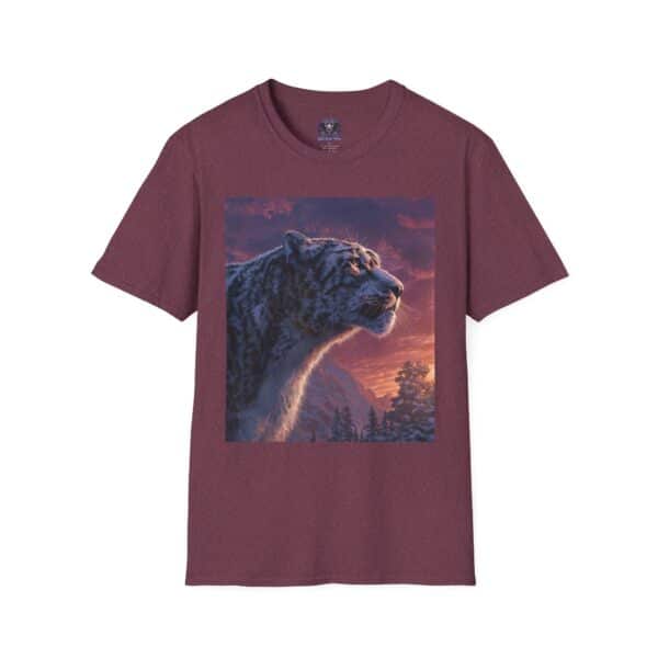 Snow Leopard IV Profile By Wyldesigns Unisex T-Shirt - Image 45