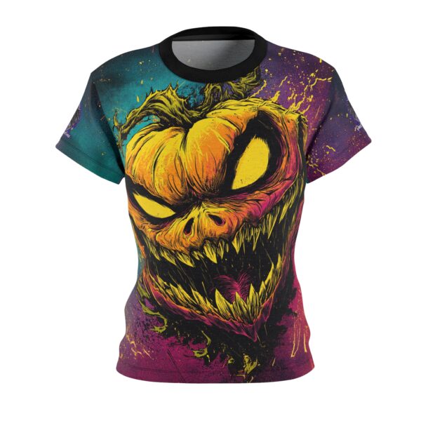 Evil Jack O' Lantern I Pop 60's Art Style Tee Women's (AOP) - Image 5