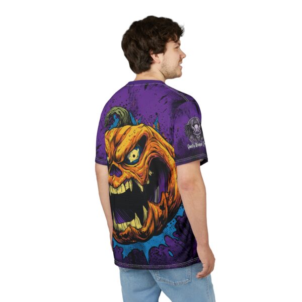 Evil Jack O' Lantern II Pop 60's Art Style Tee Unisex (AOP) - Image 33