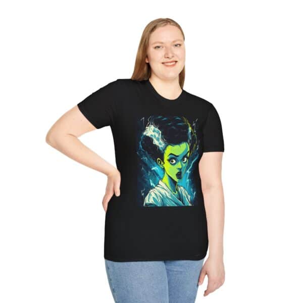 Bride Of Frankenstein Unisex T-Shirt, Graphic Tee, Unique Gift, Casual Wear - Image 8