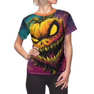 Evil Jack O' Lantern I Pop 60's Art Style Tee Women's (AOP)