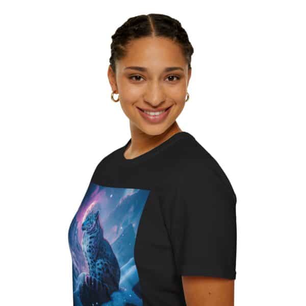Snow Leopard II By Wyldesigns Unisex T-Shirt - Image 7