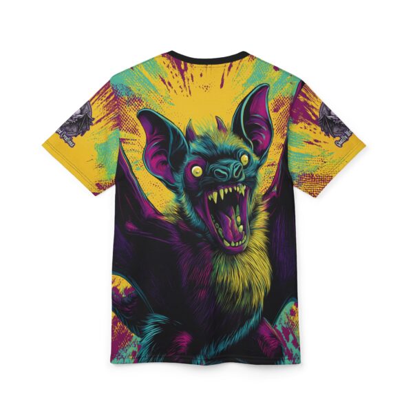 Vampire Bat Pop Art Style 60's Unisex Tee (AOP) - Image 8