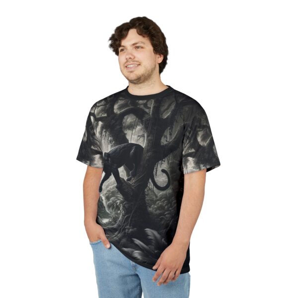 Black Panther WD-D003 By Wyldesigns Unisex Cut & Sew Tee (AOP) - Image 6