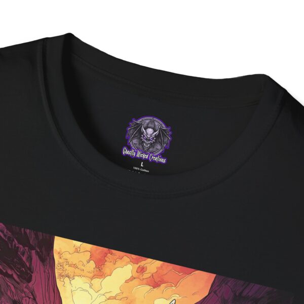 Prehistoric Skeletal Triceratops II Unisex T-Shirt, Graphic Tee, Unique Gift, Casual Wear - Image 3