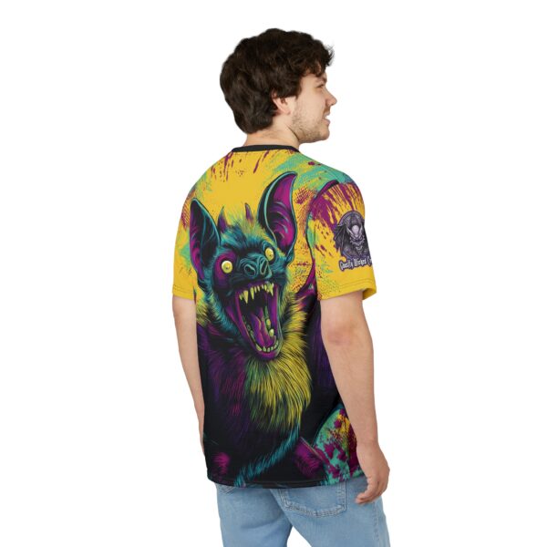Vampire Bat Pop Art Style 60's Unisex Tee (AOP) - Image 13