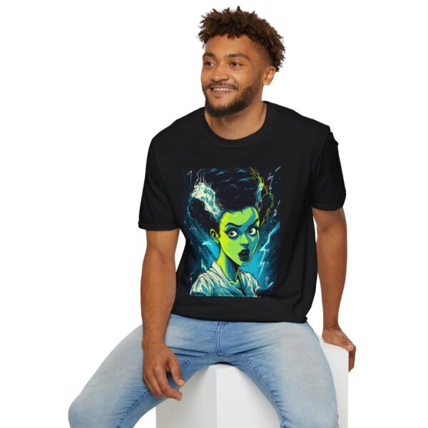 Bride Of Frankenstein Unisex T-Shirt, Graphic Tee, Unique Gift, Casual Wear - Image 5