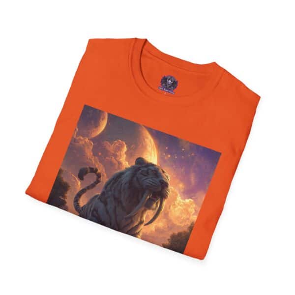 Prehistoric Smilodon aka Sabre-Tooth Tiger III Unisex T-Shirt, Graphic Tee, Unique Gift, Casual Wear - Image 16