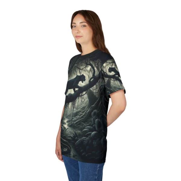 Black Panther WD-D002 By Wyldesigns Unisex Cut & Sew Tee (AOP) - Image 12