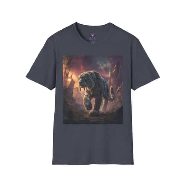 Prehistoric Smilodon aka Sabre-Tooth Tiger II Unisex T-Shirt, Graphic Tee, Unique Gift, Casual Wear - Image 33