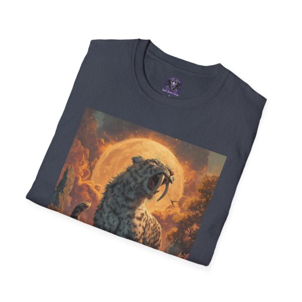 Prehistoric Smilodon aka Sabre-Tooth Tiger VII Unisex T-Shirt, Graphic Tee, Unique Gift, Casual Wear - Image 36