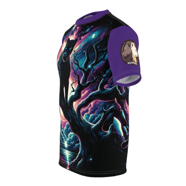 Cosmic Black Panther WD-D009 By Wyldesigns Unisex Cut & Sew Tee (AOP) - Image 17