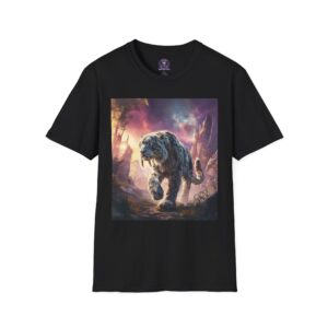 Prehistoric Smilodon aka Sabre-Tooth Tiger II Unisex T-Shirt, Graphic Tee, Unique Gift, Casual Wear