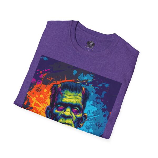 Frankenstein Pop Art 60's Style Unisex T-Shirt - Image 32