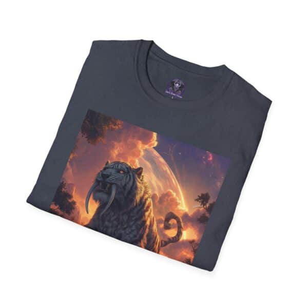 Prehistoric Smilodon aka Sabre-Tooth Tiger IV Unisex T-Shirt, Graphic Tee, Unique Gift, Casual Wear - Image 36