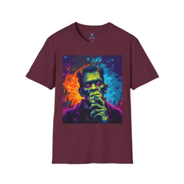 Frankenstein Pop Art 60's Style Unisex T-Shirt - Image 17