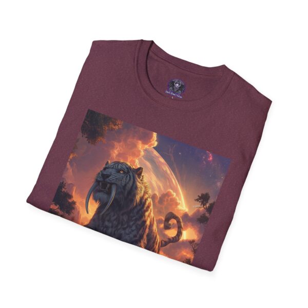 Prehistoric Smilodon aka Sabre-Tooth Tiger IV Unisex T-Shirt, Graphic Tee, Unique Gift, Casual Wear - Image 48