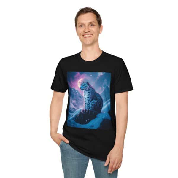 Snow Leopard II By Wyldesigns Unisex T-Shirt - Image 6
