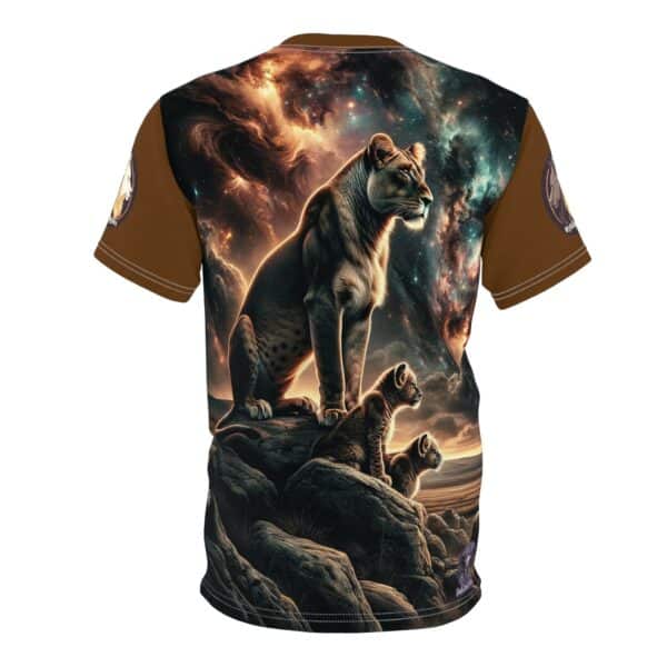 Lioness & Cubs WD-D010 By Wyldesigns Unisex Cut & Sew Tee (AOP) - Image 16