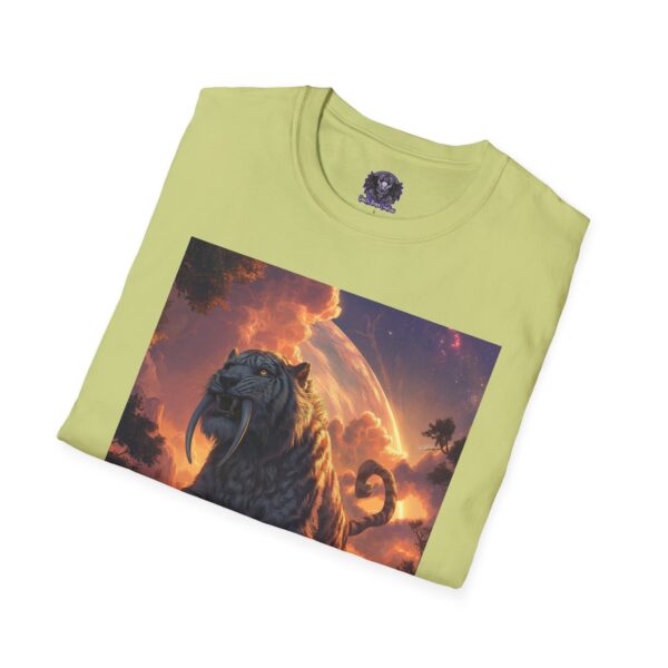 Prehistoric Smilodon aka Sabre-Tooth Tiger IV Unisex T-Shirt, Graphic Tee, Unique Gift, Casual Wear - Image 24