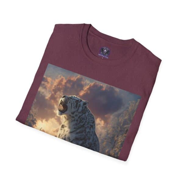 Snow Leopard III By Wyldesigns Unisex T-Shirt - Image 48