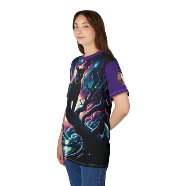 Cosmic Black Panther WD-D009 By Wyldesigns Unisex Cut & Sew Tee (AOP) - Image 26