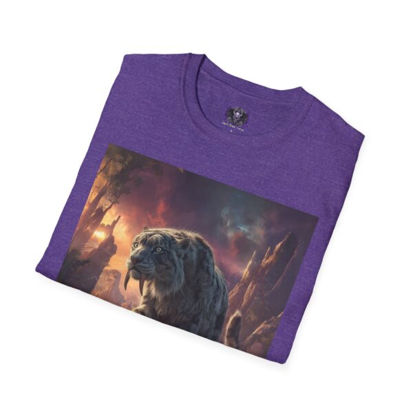Prehistoric Smilodon aka Sabre-Tooth Tiger II Unisex T-Shirt, Graphic Tee, Unique Gift, Casual Wear - Image 40
