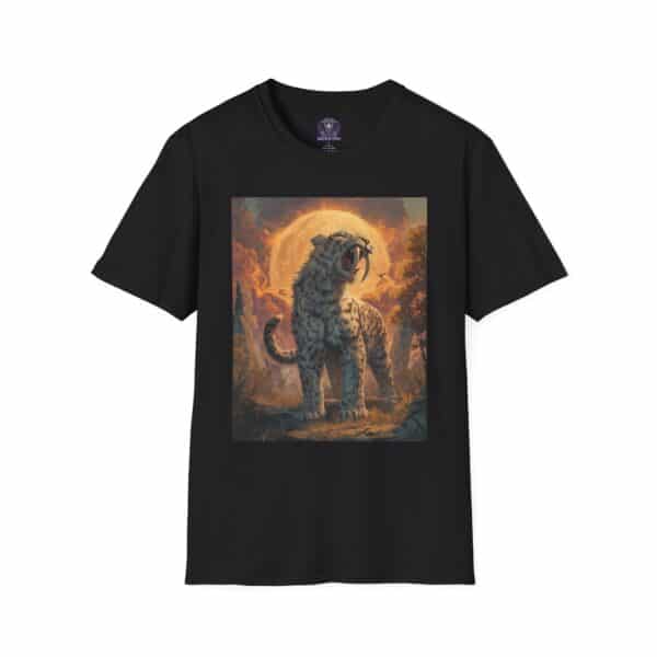 Prehistoric Smilodon aka Sabre-Tooth Tiger VII Unisex T-Shirt, Graphic Tee, Unique Gift, Casual Wear