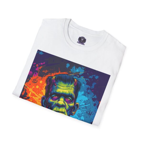 Frankenstein Pop Art 60's Style Unisex T-Shirt - Image 16