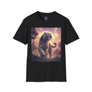 Prehistoric Smilodon aka Sabre-Tooth Tiger V Unisex T-Shirt, Graphic Tee, Unique Gift, Casual Wear