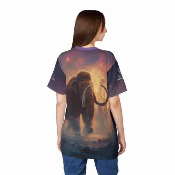 Prehistoric Wooly Mammoth Mastodon Unisex Tee (AOP) - Image 14
