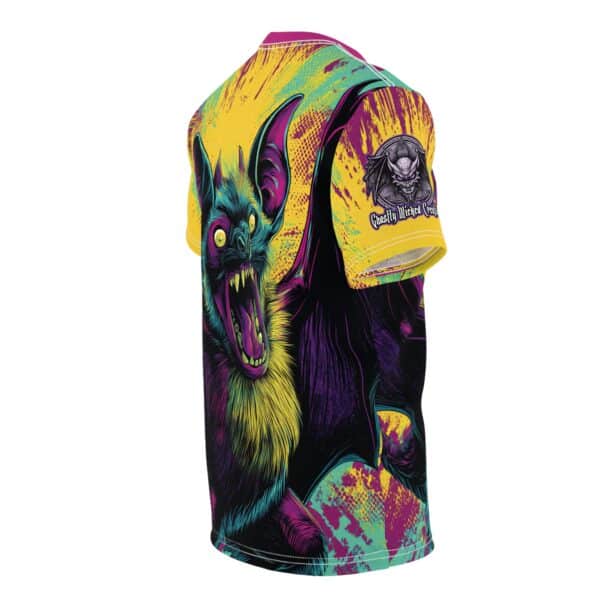 Vampire Bat Pop Art Style 60's Unisex Tee (AOP) - Image 35