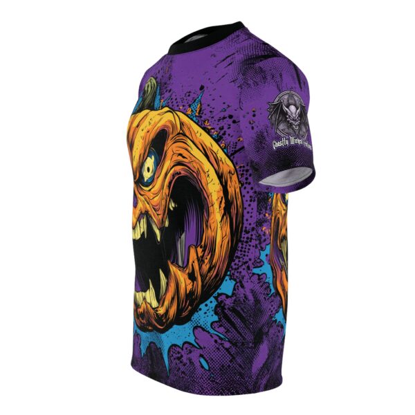 Evil Jack O' Lantern II Pop 60's Art Style Tee Unisex (AOP) - Image 17