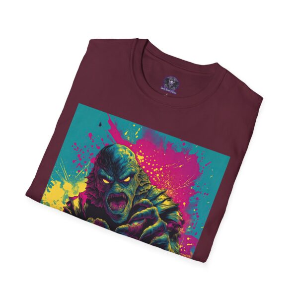 Creature From The Deep Pop Art 60's Style Unisex T-Shirt - Image 16