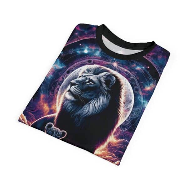 Cosmic Lion Family WD-D006 By Wyldesigns Unisex Cut & Sew Tee (AOP) - Image 14