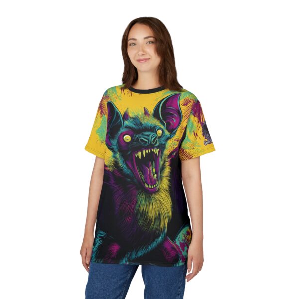 Vampire Bat Pop Art Style 60's Unisex Tee (AOP) - Image 11