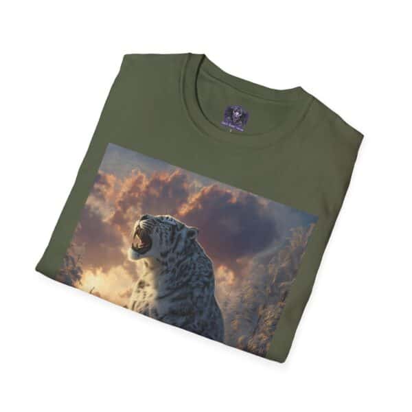 Snow Leopard III By Wyldesigns Unisex T-Shirt - Image 28