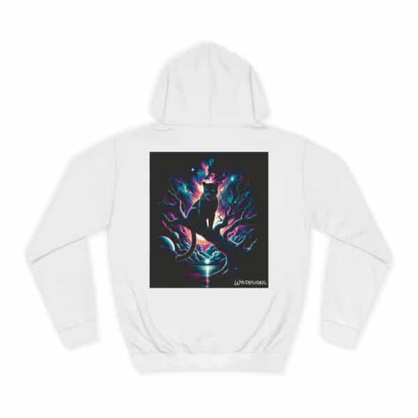 Cosmic Black Panther WD-D009 By Wyldesigns Unisex College Hoodie - Image 6