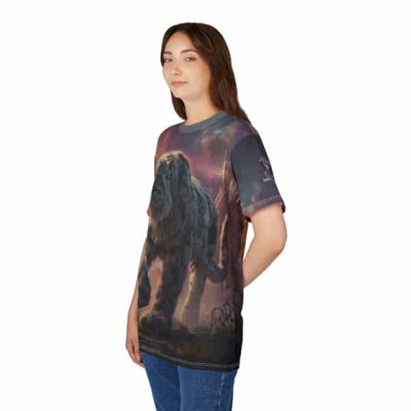 Prehistoric Smilodon aka Sabre-Tooth Tiger II Unisex Tee (AOP) - Image 38