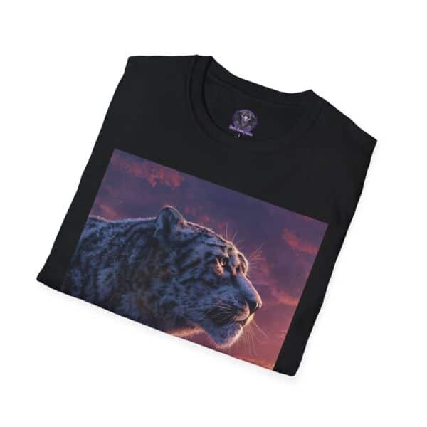 Snow Leopard IV Profile By Wyldesigns Unisex T-Shirt - Image 4