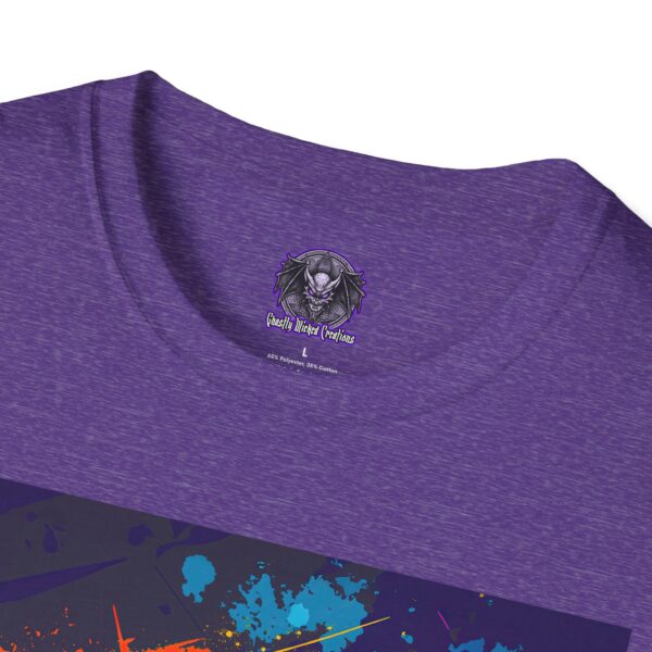 Frankenstein Pop Art 60's Style Unisex T-Shirt - Image 31