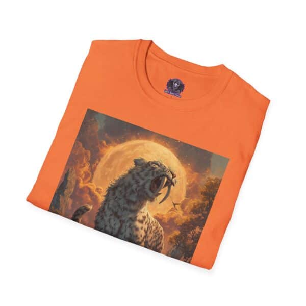Prehistoric Smilodon aka Sabre-Tooth Tiger VII Unisex T-Shirt, Graphic Tee, Unique Gift, Casual Wear - Image 12