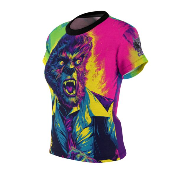 The Wolfman II Pop 60's Art Style Tee Women's (AOP) - Image 6