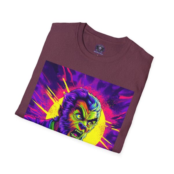 The Wolfman Pop Art 60's Style Unisex T-Shirt - Image 48