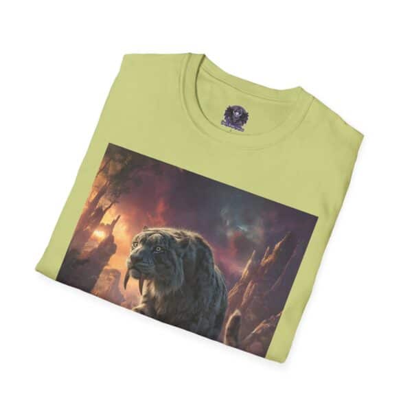 Prehistoric Smilodon aka Sabre-Tooth Tiger II Unisex T-Shirt, Graphic Tee, Unique Gift, Casual Wear - Image 24
