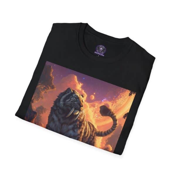 Prehistoric Smilodon aka Sabre-Tooth Tiger I Unisex T-Shirt, Graphic Tee, Unique Gift, Casual Wear - Image 4