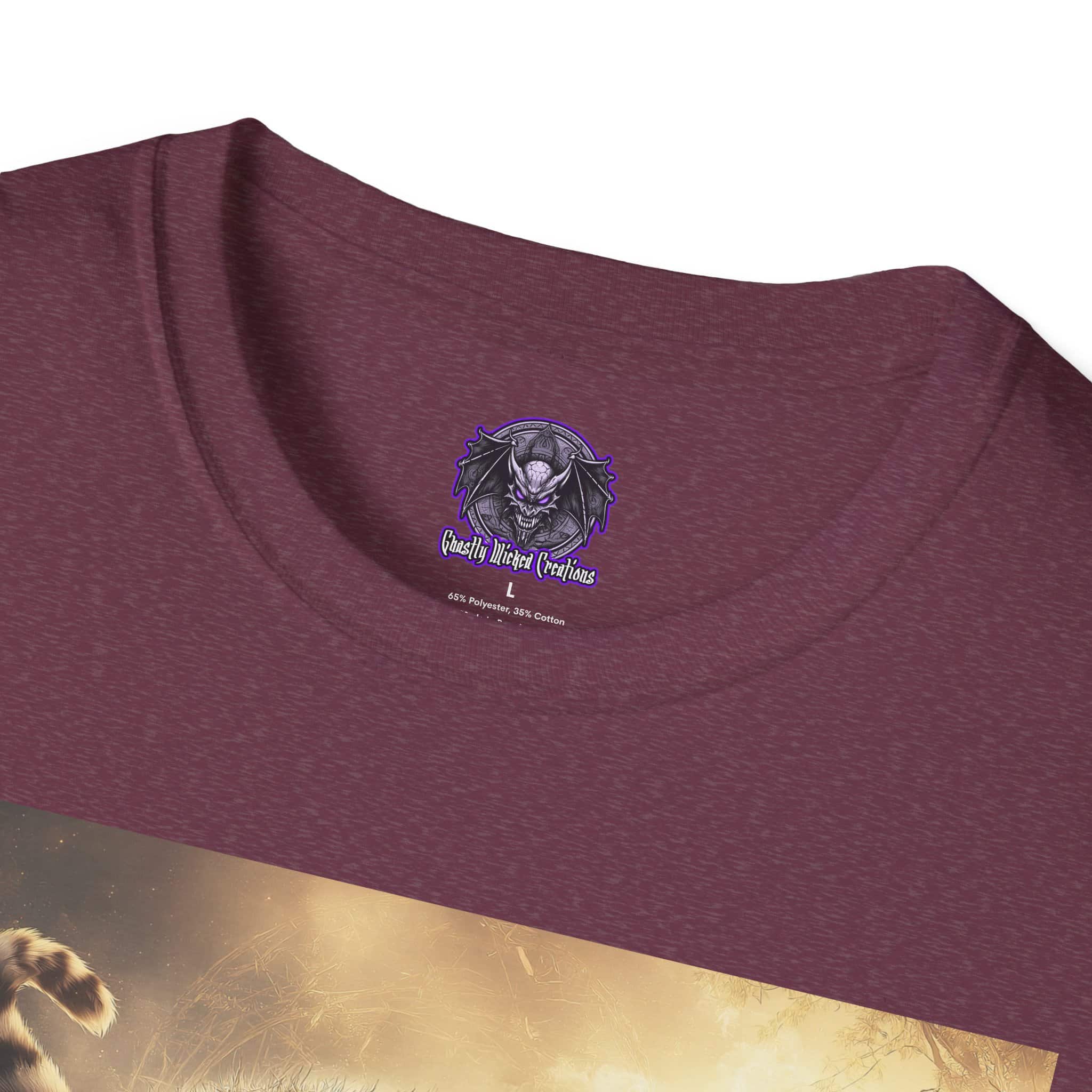 Prehistoric Smilodon aka Sabre-Tooth Tiger VIII Unisex T-Shirt, Graphic Tee, Unique Gift, Casual Wear - Image 47