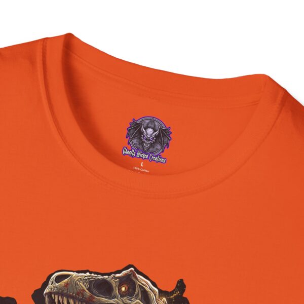 Skeleton T-Rex Unisex T-Shirt, Funny Graphic Tee, Unique Gift, Casual Wear, Tyrannosaurus - Image 15